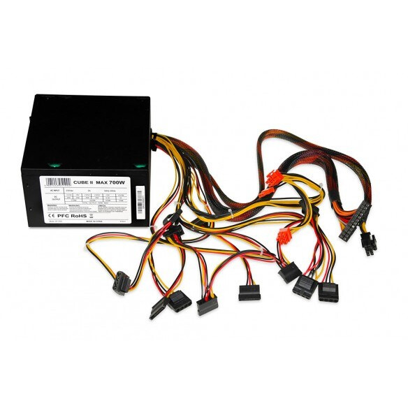 Barošanas bloks iBox CUBE II 700 W (ZIC2700W12CMFA) - foto 4