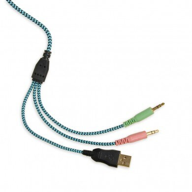 Austiņas iBox X8 Black, Blue (SHPIX8MV) - foto 6