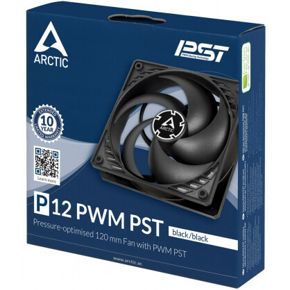 Case fan Arctic Cooling P12 PWM PST Black/Black - ACFAN00120A - photo 2
