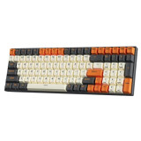 Keyboard ROYAL KLUDGE RK100 White-Grey, Red Switch, US (RK100-WG-R)