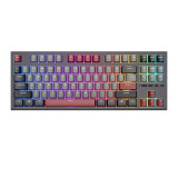 Clavier ROYAL KLUDGE RKR87 Black, Red Switch, US (RKR87-B-R)