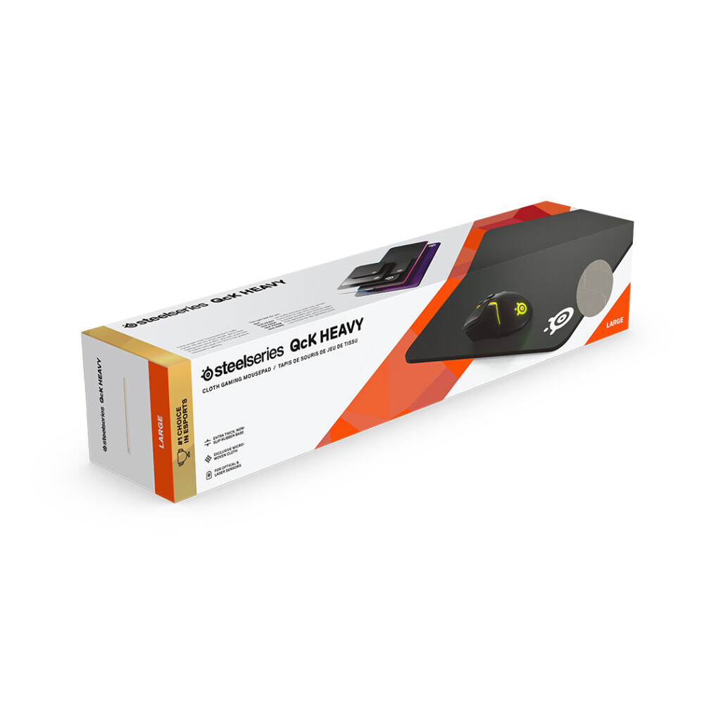 Peles paliktnis Steelseries QcK Heavy (63008) - foto 3