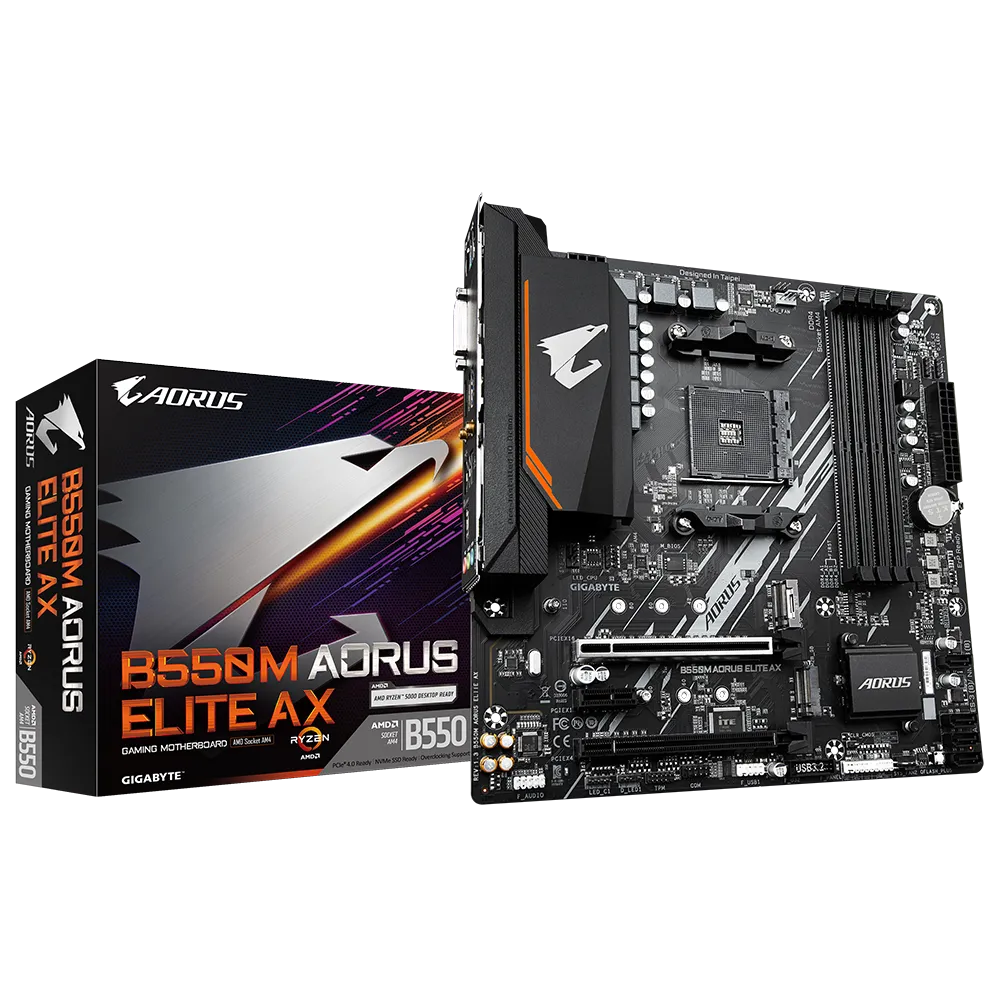 Pamatplate GIGABYTE B550M AORUS ELITE AX (B550M AORUS ELITE AX) - foto 5