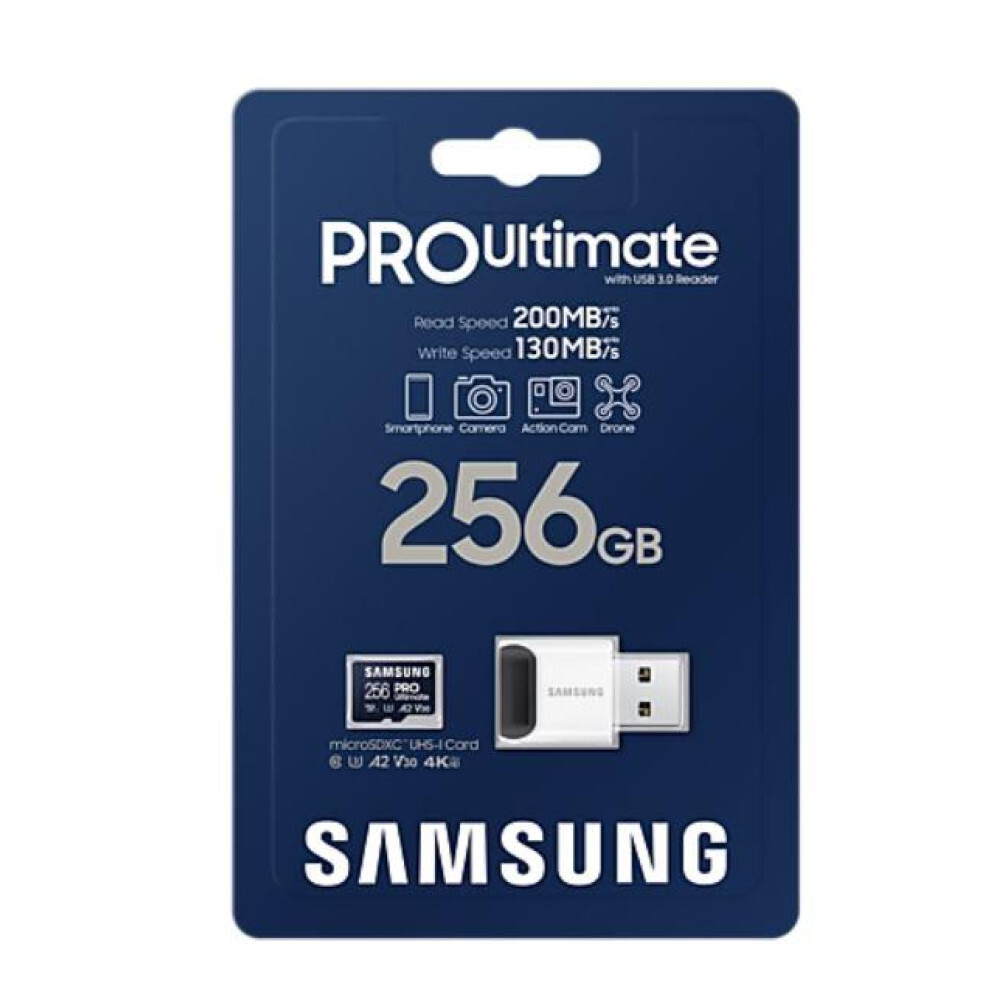 Atmiņas karte SAMSUNG PRO Ultimate 256GB CR (MB-MY256SB/WW) - foto 2