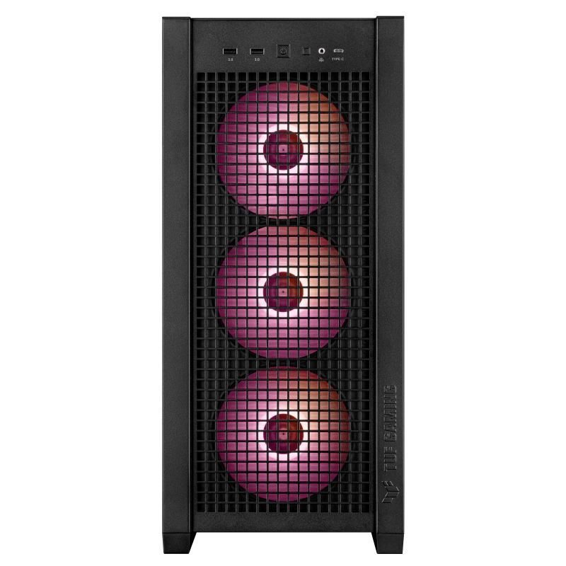 Datoru korpuss ASUS TUF Gaming GT302 ARGB Black (TUFGAMINGGT302ARGBBK) - foto 10