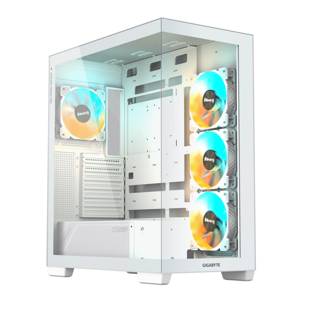 Datoru korpuss GIGABYTE C500 PANORAMIC STEALTH ICE (GB-C500PI ST)