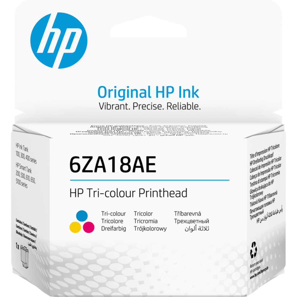 print head HP 6ZA18AE Tricolor