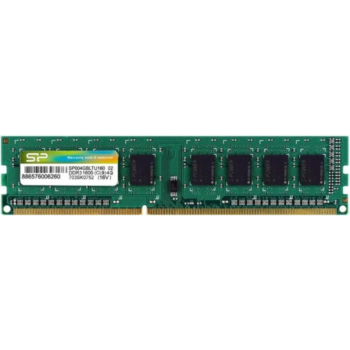 Operatīvā atmiņa Silicon Power 4Gb DDR3 1600MHz CL 11 (SP004GBLTU160N02) - SP004GBLTU160N02/SP004GBLTU160W02