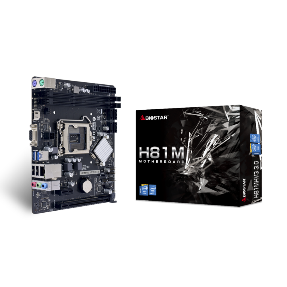 Mātesplate Biostar H81MHV3 3.0 (H81MHV3)