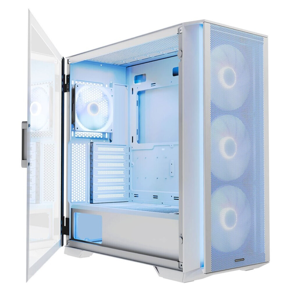 Datoru korpuss MODECOM HORIZON ARGB Flow Midi-Tower (AT-HORIZON-MG-ARGB-20-000000-0002) - foto 2