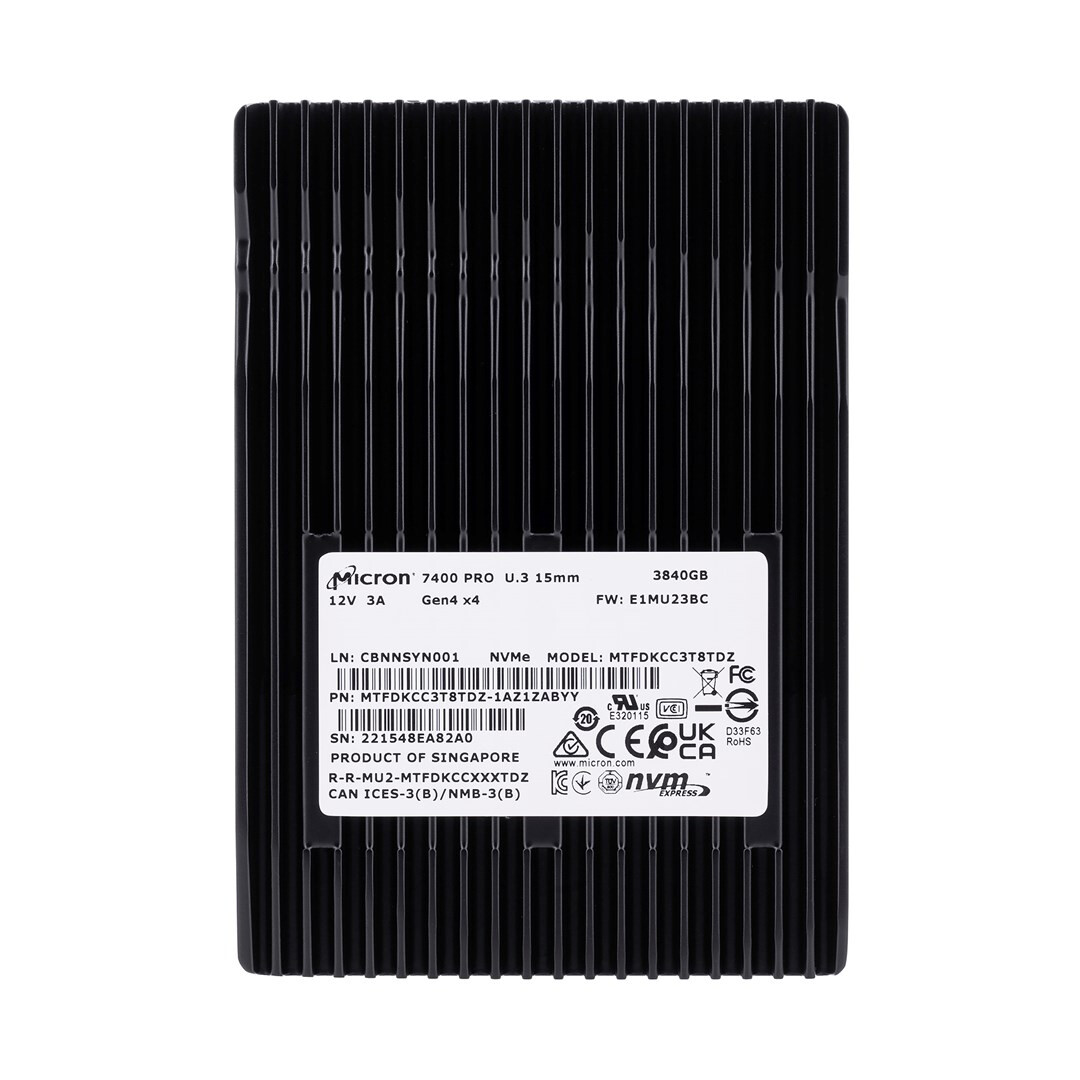 SSD Micron 7400 PRO 3.84TB (MTFDKCC3T8TDZ-1AZ1ZABYY) - foto 2