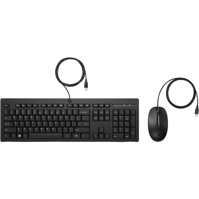 Tastatūra + pele HP 225 EST Black (286J4AA)
