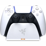 Uzlādes stacija Razer Quick Charging Stand For gaming controller PS5, White (RC21-01900100-R3M1)