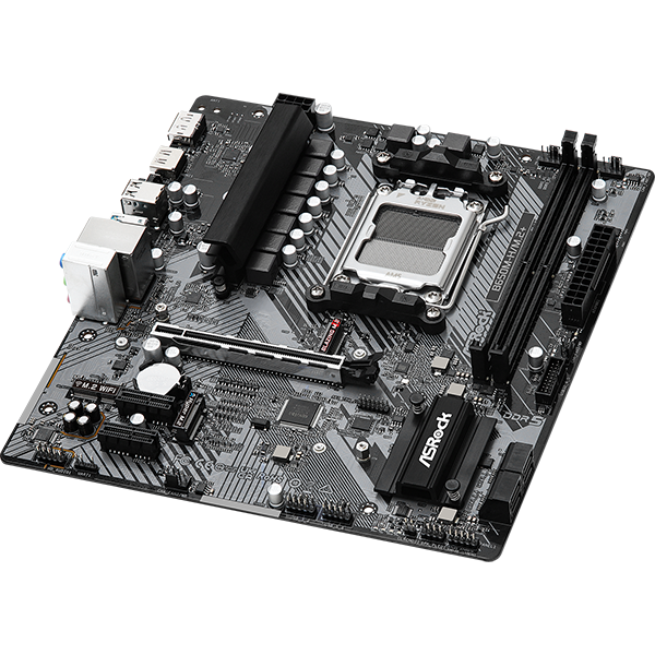 Pamatplate ASRock B650 B650M-H/M.2+ Black (90-MXBMS0-A0UAYZ) - foto 3