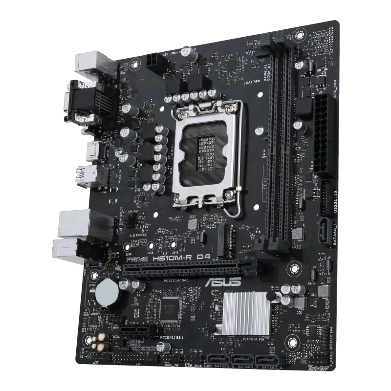 Pamatplate Asus PRIME H610M-R D4 (PRIMEH610M-RD4-SI) - foto 4