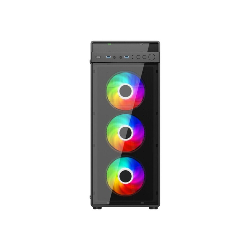 Datoru korpuss Gembird Case Fornax K700 Midi Tower Black (CCC-FC-K700) - foto 4