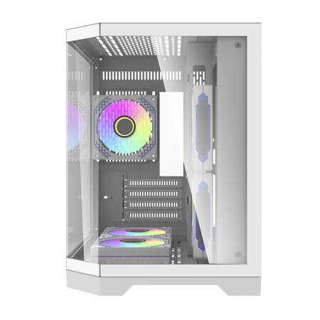 Boitiers PC Darkflash FT350 Mini Tower + 5 aRGB fans white (FT350 White) - photo 6