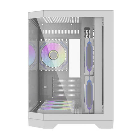 Boitiers PC Darkflash FT418 Mini Tower + 6 aRGB fans white (FT418 White) - photo 2