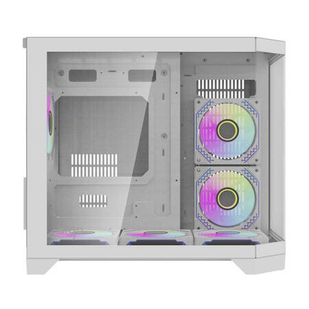Boitiers PC Darkflash FT418 Mini Tower + 6 aRGB fans white (FT418 White) - photo 4