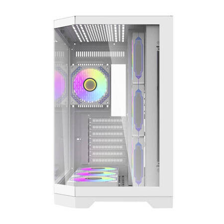 Boitiers PC Darkflash FT418 PRO Middle Tower + 7 aRGB fans white (FT418 PRO White) - photo 4