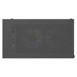 Datoru korpuss DarkFlash Aigo E330M Middle Tower + 4 argb fans black (E330M Black)