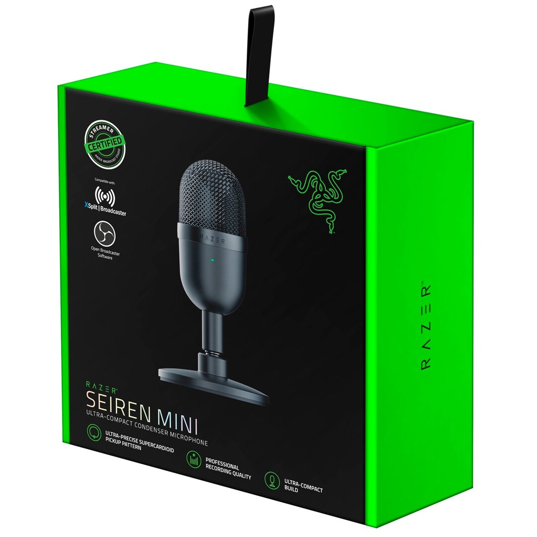 Mikrofons Razer Seiren Mini Black (RZ19-03450100-R3M1) - foto 3