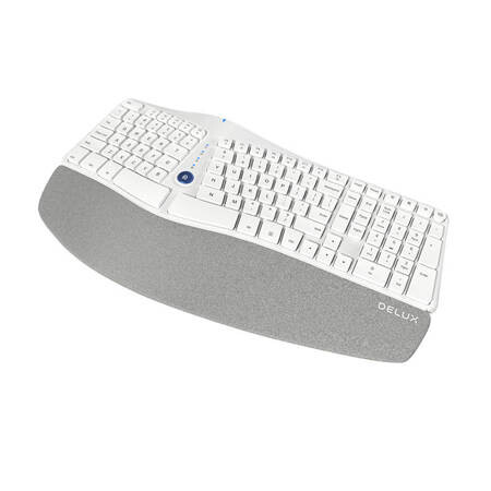 Tastatūra Delux GM901D ENG White (GM901D (white)) - foto 2