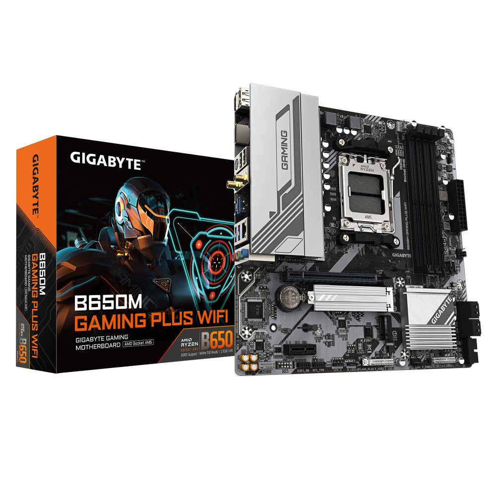 Pamatplate GIGABYTE B650M GAMING PLUS WIFI - B650M GAMING PLUS WF 1.1 - foto 3