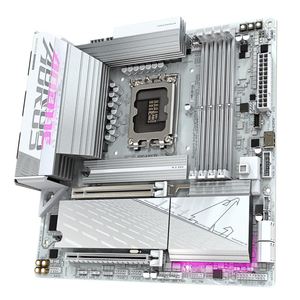 Motherboard GIGABYTE B860M AORUS ELITE WIFI6E ICE (B860M A ELT WF6E ICE 1.0) - photo 4