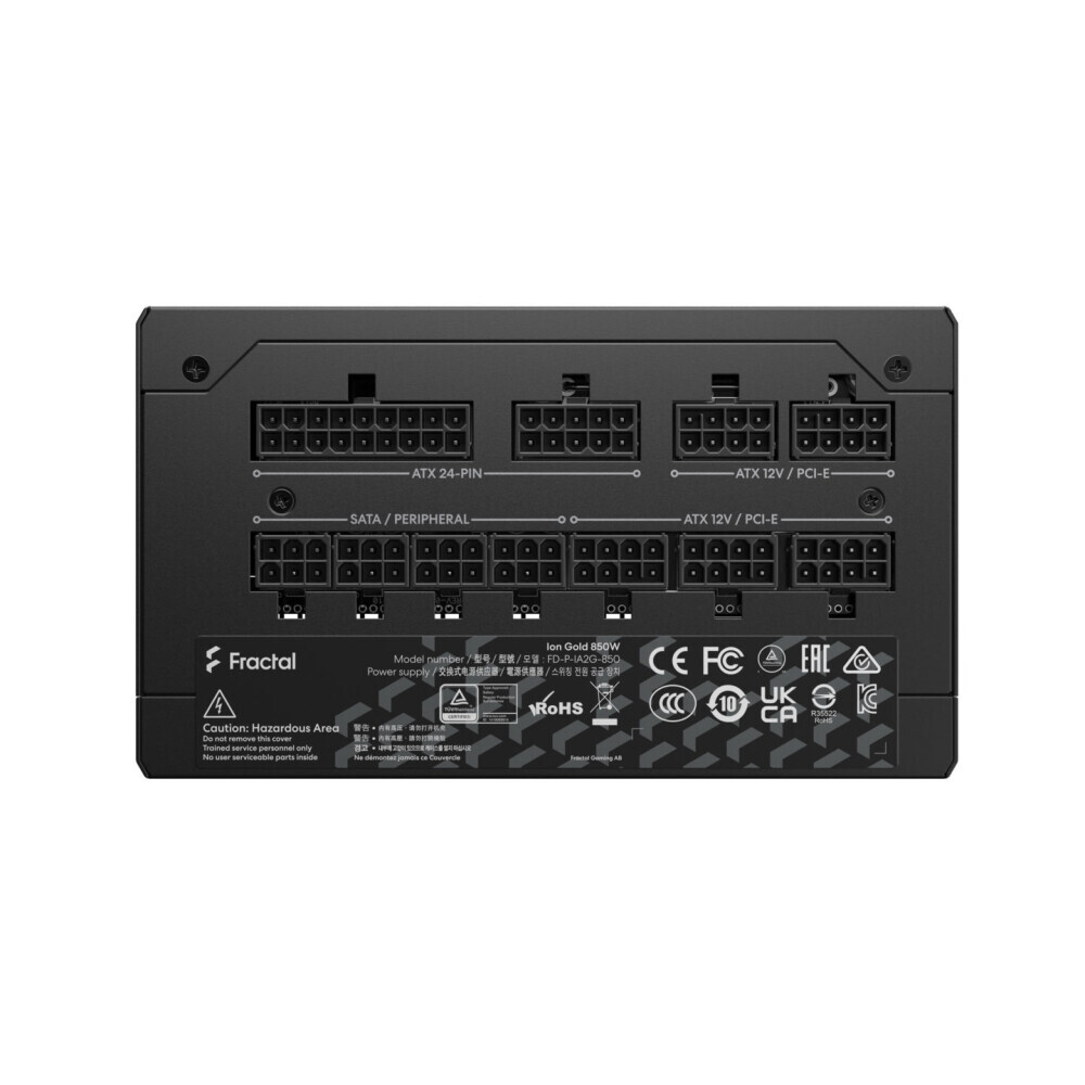 Barošanas bloks Fractal Design ION Gold 850W (FD-P-IA2G-850-EU) - foto 4