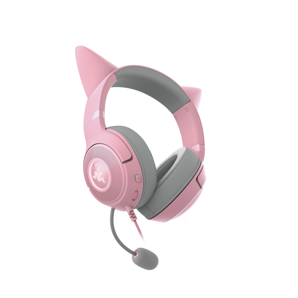 Austiņas Razer Kraken Kitty V2 Quartz (RZ04-04730200-R3M1) - foto 5