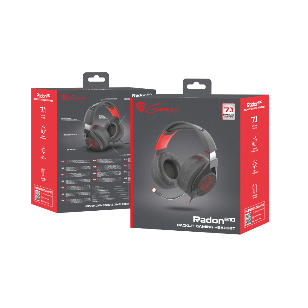 Austiņas GENESIS RADON 610 (NSG-1454) - foto 6