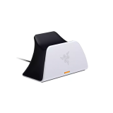 Uzlādes stacija Razer Quick Charging Stand For gaming controller PS5, White (RC21-01900100-R3M1)