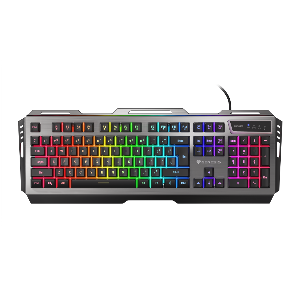Tastatūra Genesis Rhod 420 RGB Black EN (NKG-1234)