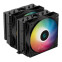 Procesoru dzesētaji Deepcool AG620 BK ARGB Black Intel, AMD (R-AG620-BKANMN-G-2)