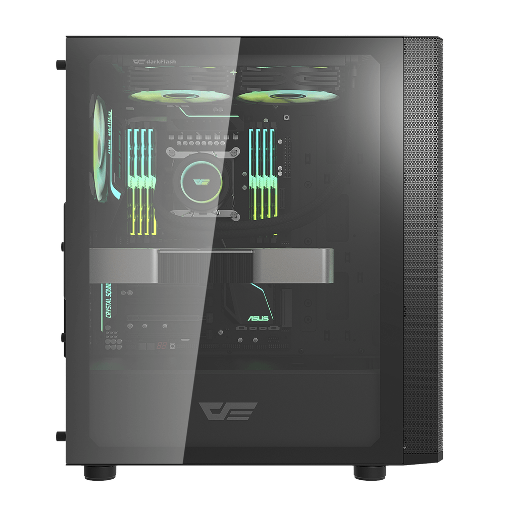 Datoru korpuss Darkflash DK360 (DK360 BLACK WITHOUT FAN) - foto 4