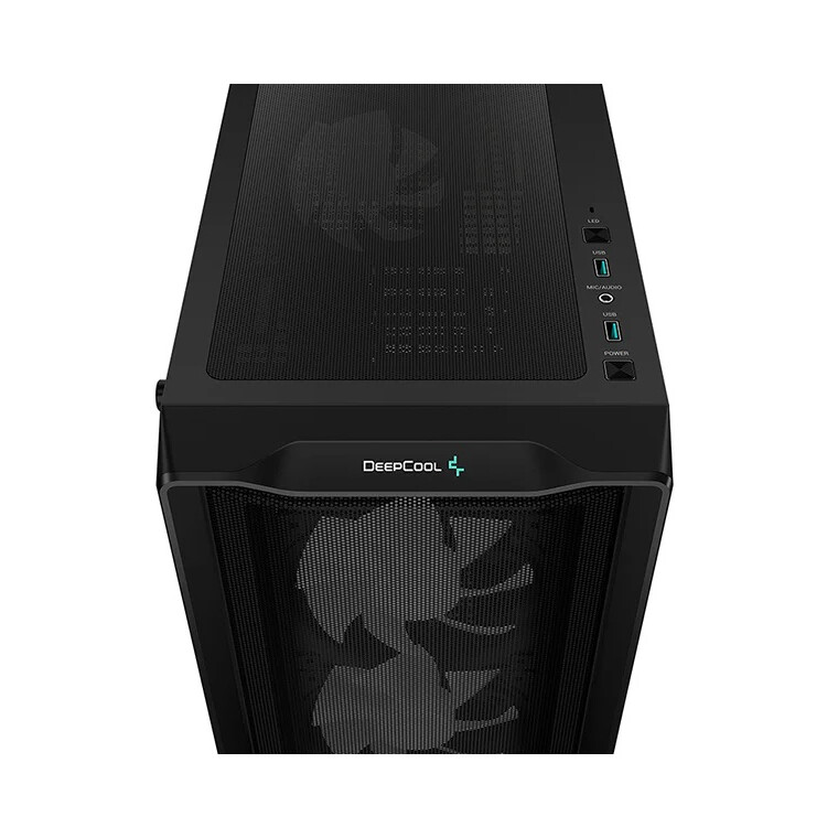 Datoru korpuss Deepcool CC560 MESH V2 Mid Tower, Black(R-CC560-BKAMA4-G-2) - foto 3