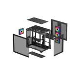 Datoru korpuss Deepcool CG530 4F Mid Tower Black (R-CG530-BKADA4-G-1)