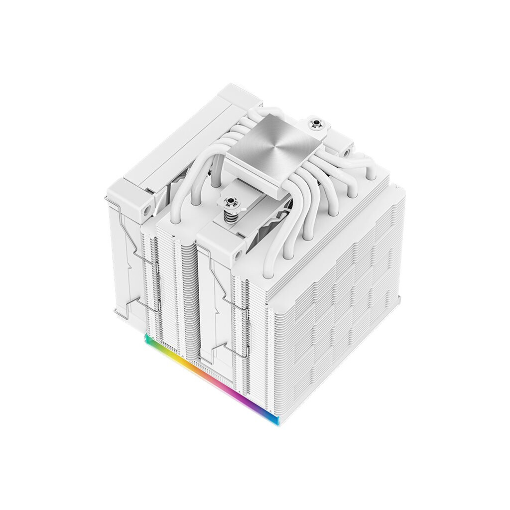 Procesoru dzesētaji Deepcool CPU AK620 Digital WH, AMD (R-AK620-WHADMN-G) - foto 6