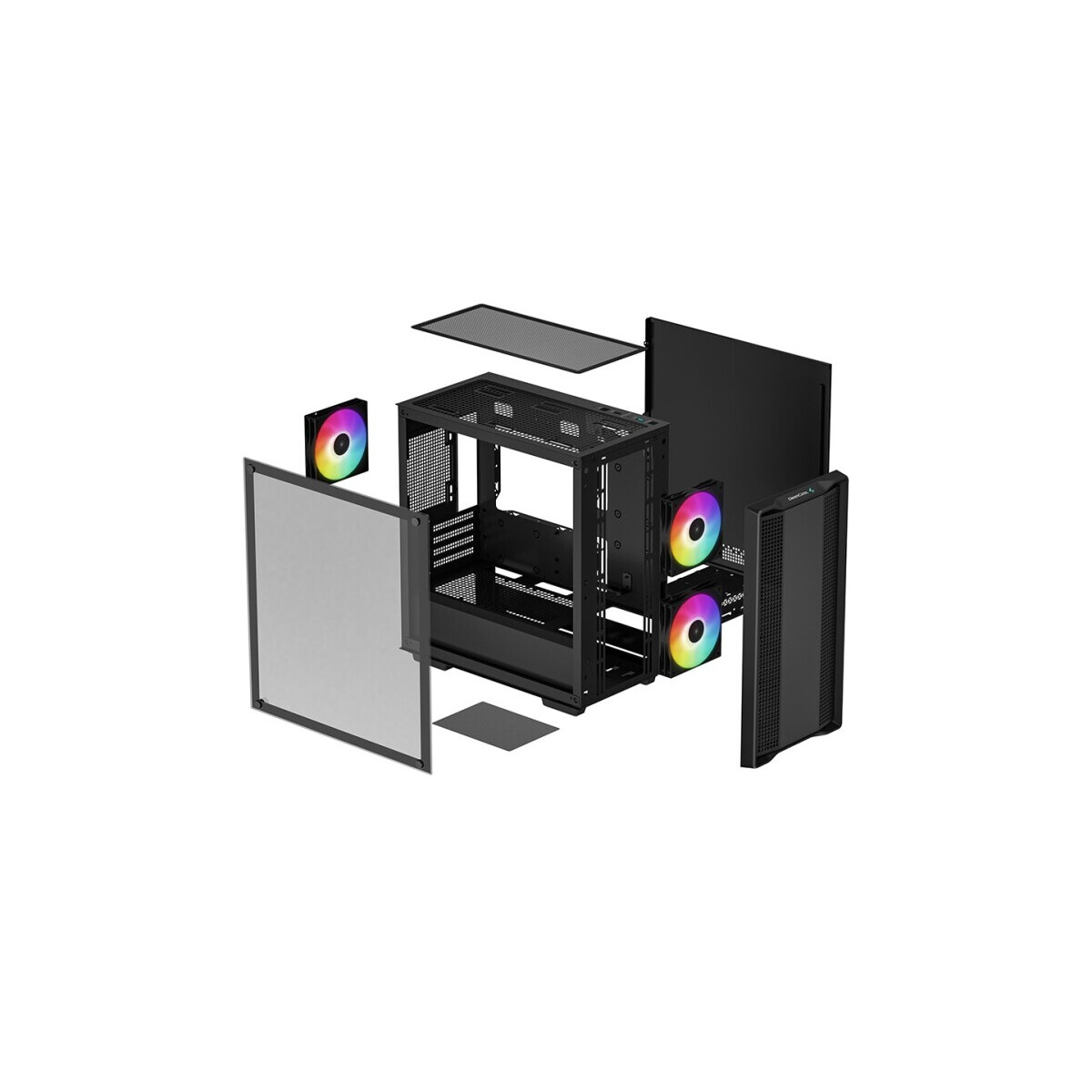 Datoru korpuss DeepCool CC360 ARGB (R-CC360-BKAPM3-G-1) - foto 6