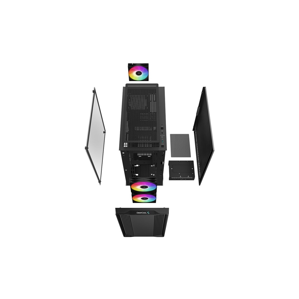 Datoru korpuss DeepCool CC360 ARGB (R-CC360-BKAPM3-G-1) - foto 7