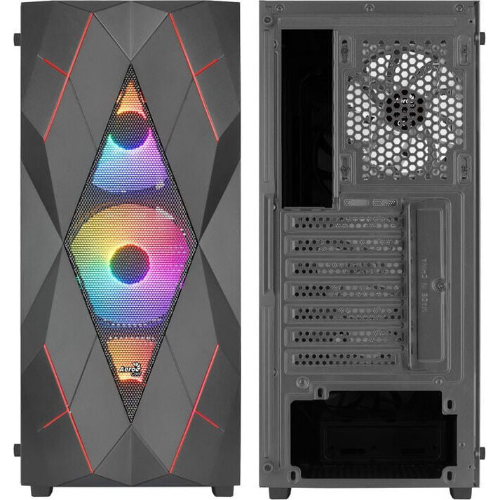 Datoru korpuss Aerocool PGS Volcan-G-BK-V1 - AEROPGSVOLCAN-G-BK-V1 - foto 3