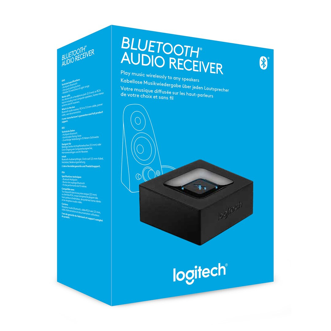 Adapteris Logitech Bluetooth Audio Receiver Black (980-000912) - foto 8