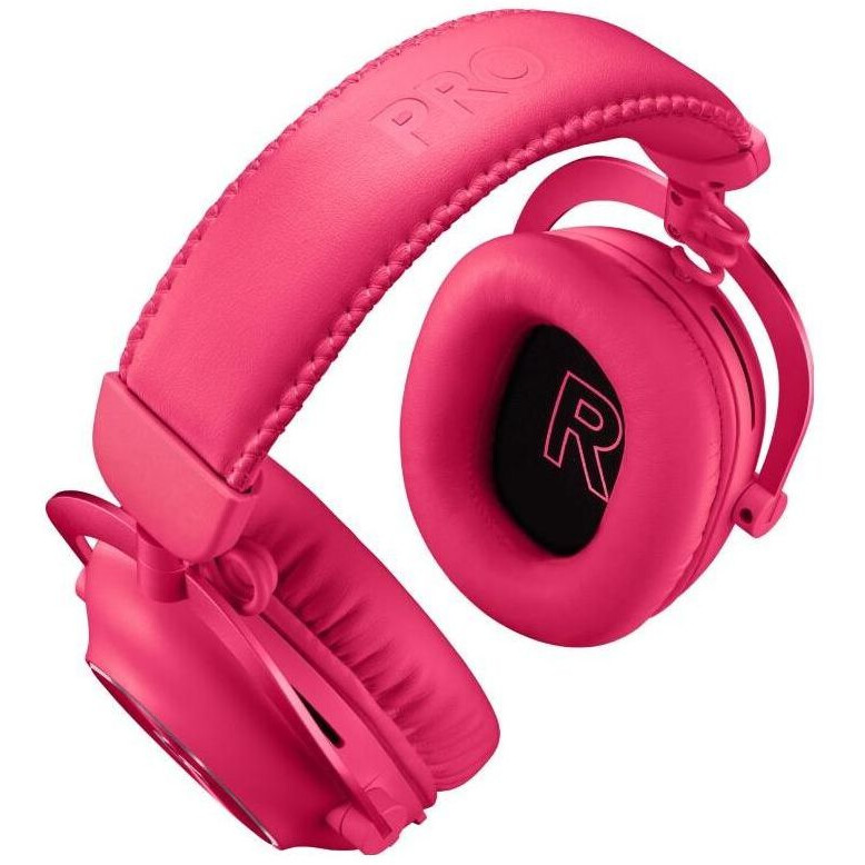 Austiņas Logitech PRO X2 LIGHTSPEED Pink (981-001275) - foto 4
