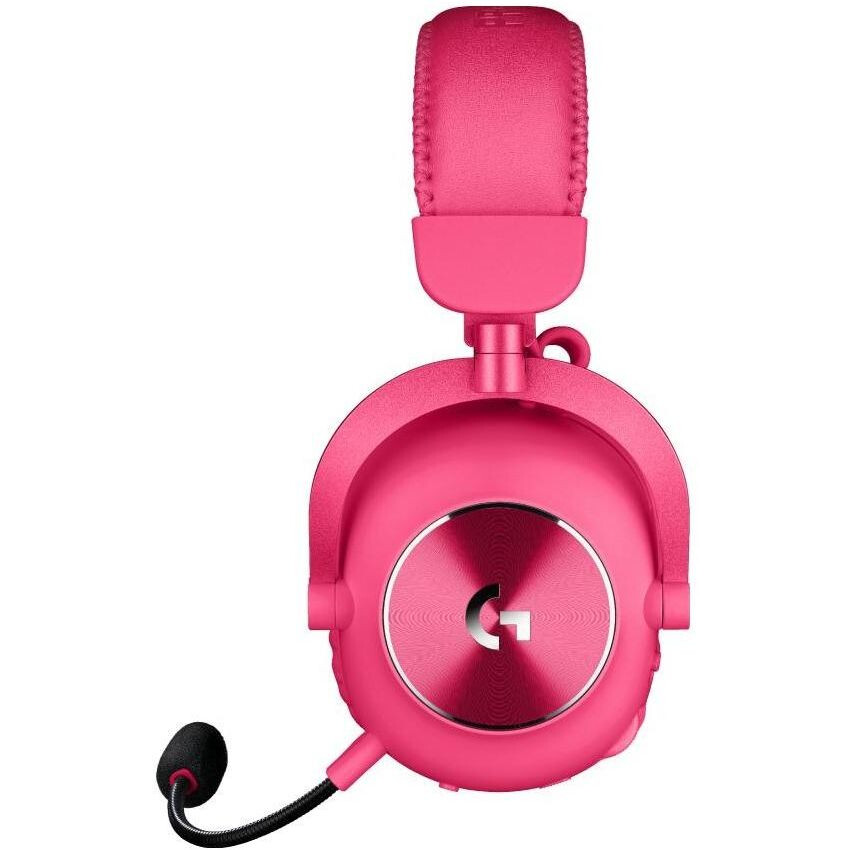 Austiņas Logitech PRO X2 LIGHTSPEED Pink (981-001275) - foto 5