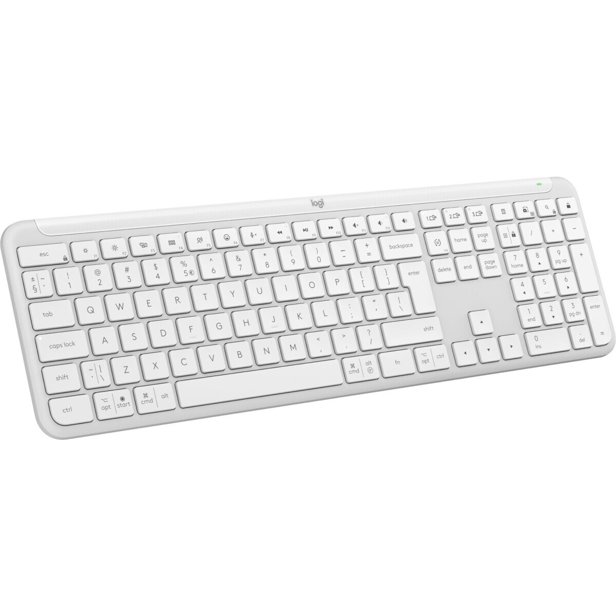 Tastatūra Logitech K950 RF ENG White (920-012466) - foto 2
