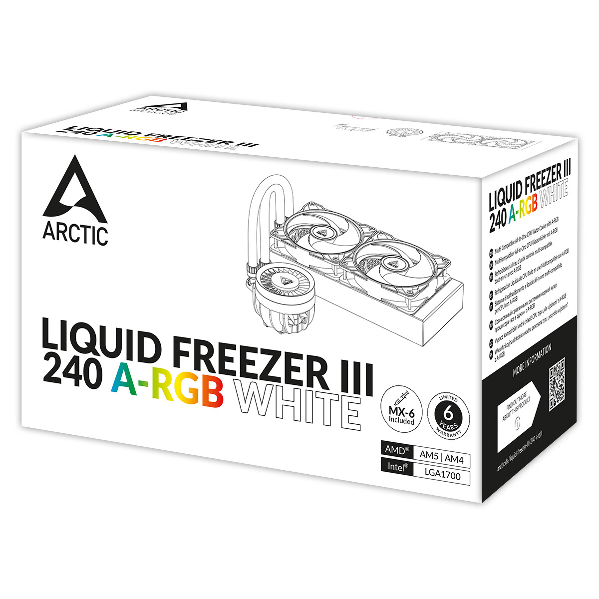 Procesoru dzesētaji ARCTIC Liquid Freezer III 240 A-RGB (ACFRE00150A) - foto 12