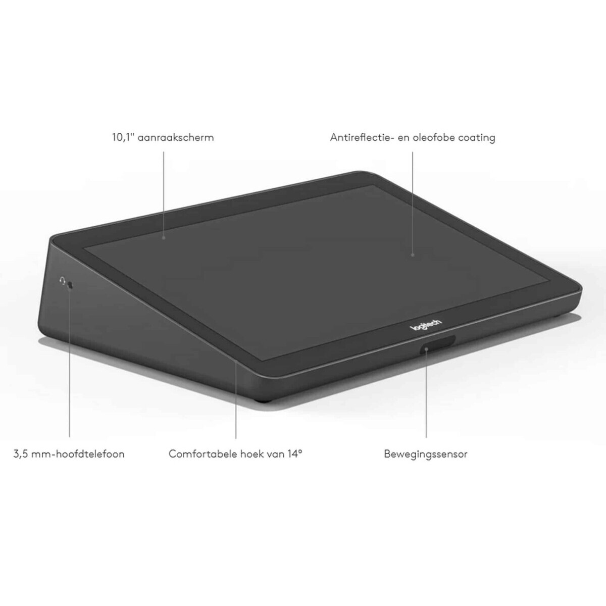 Vadības panelis Logitech Tap black (939-001950) - foto 2