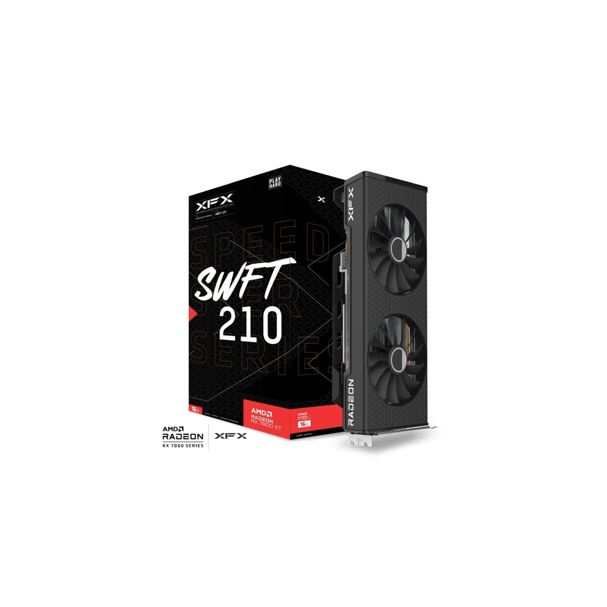 Videokarte XFX Radeon RX 7800 XT 16 GB GDDR6 AMD (RX-78TSWFTFP) - foto 6