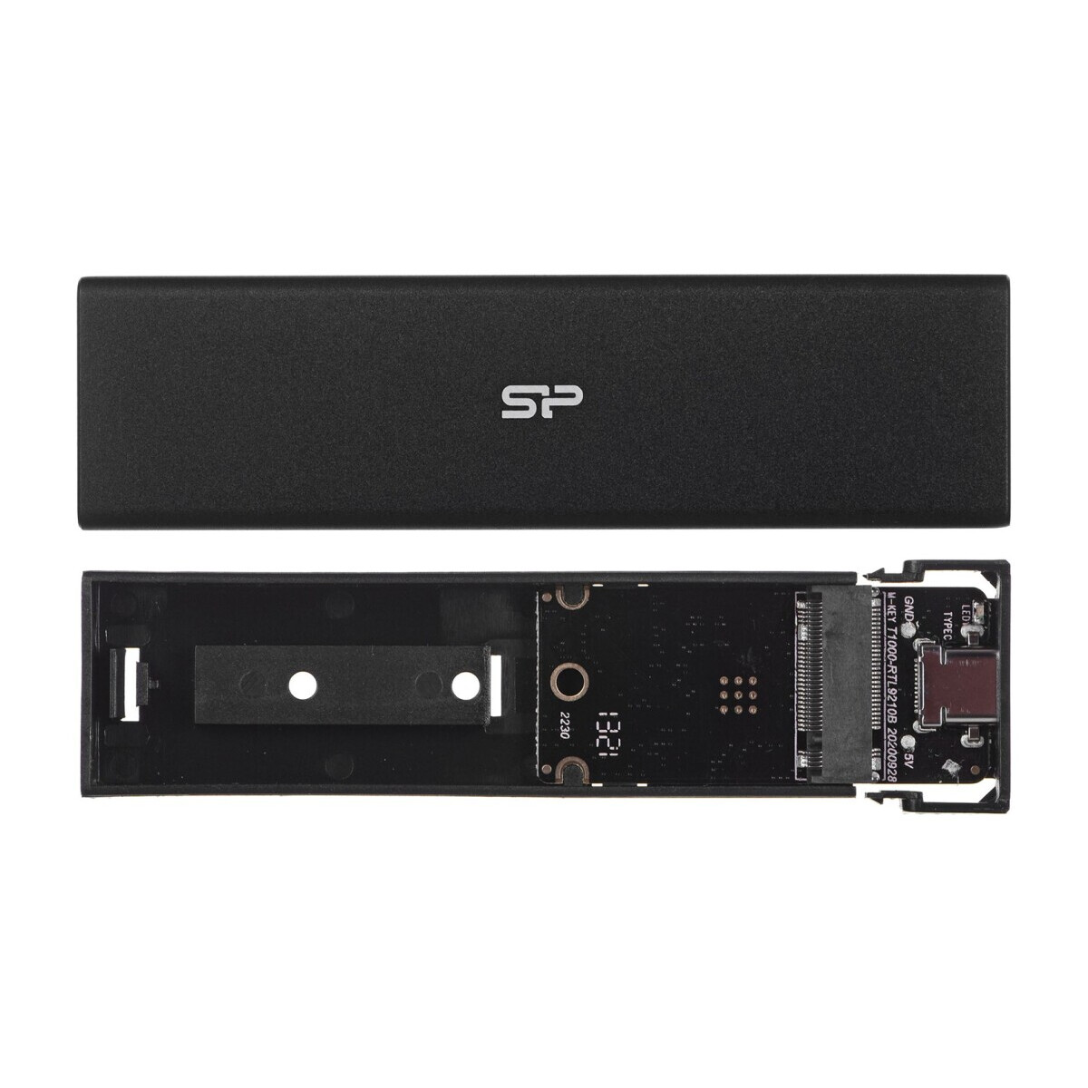 SSD M.2 ārējais korpuss SILICON POWER PD60 Enclosure USB-C case M.2 (SP000HSPSDPD60CK) - foto 3